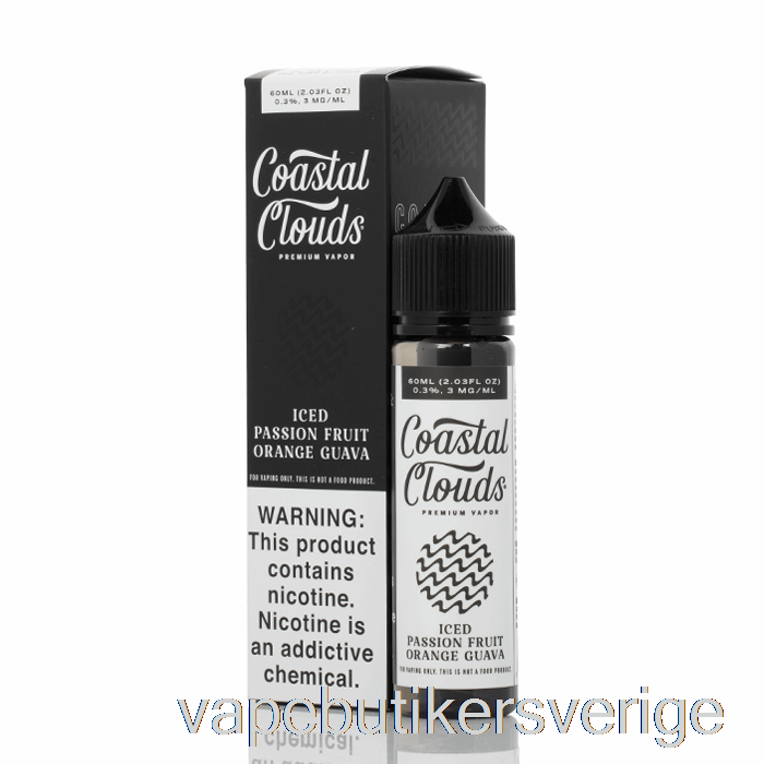 Vape Sverige Iskall Passionsfrukt Orange Guava - Coastal Clouds Co. - 60ml 6mg
